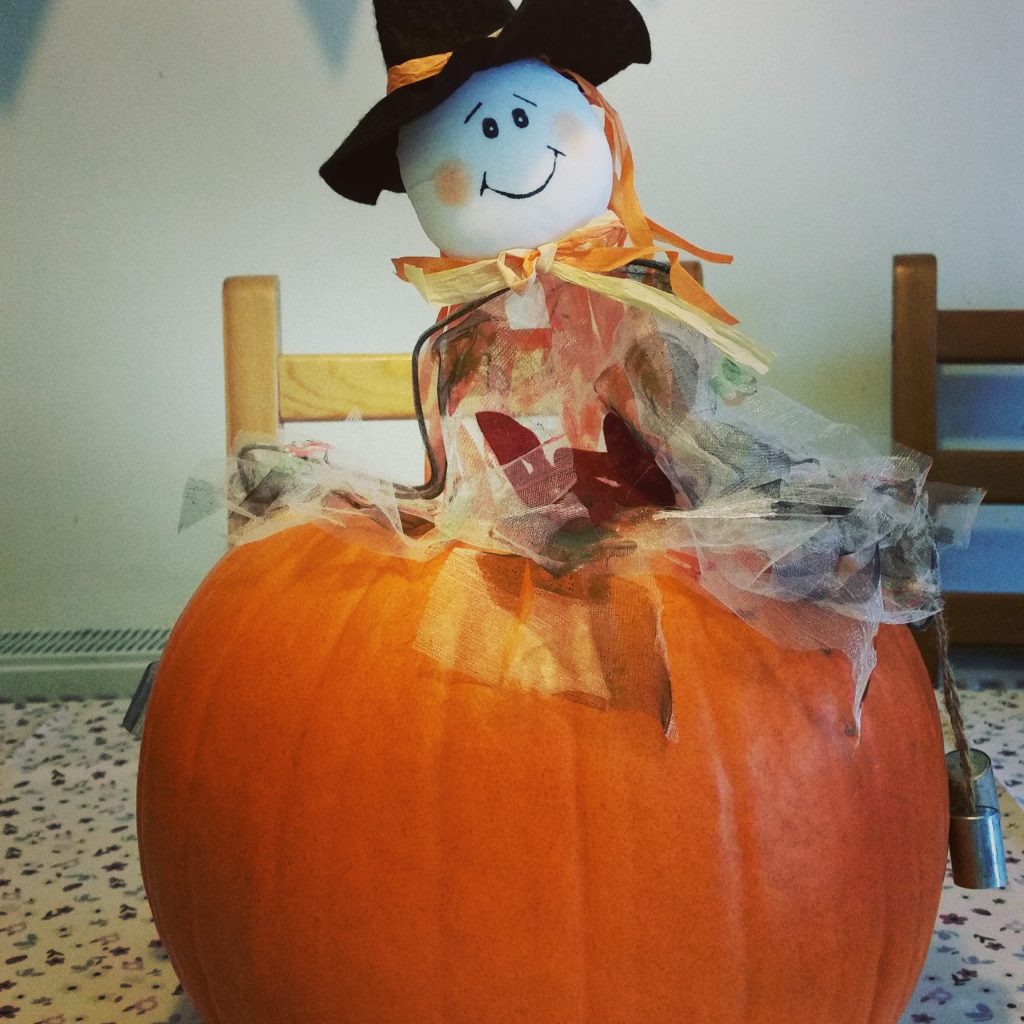 pumpkin centrepiece